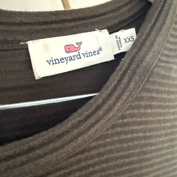 EUC Woman’s vineyard vine hunter green Ribbed Dress- size xxs - Picture 2 of 4